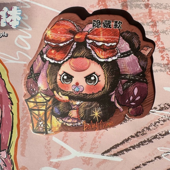 Baby Three Ai 800% SECRET Black Bunny RARE Liquid Crying Eyes HTF - Picture 4 of 8